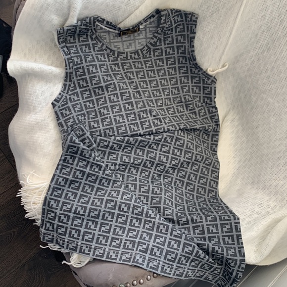Fendi zucca sleeveless dress. Authentic. - Picture 3 of 4